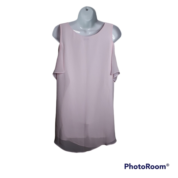 Ricki's Cold Shoulder Blouse Pink Size 14 - Picture 3 of 5